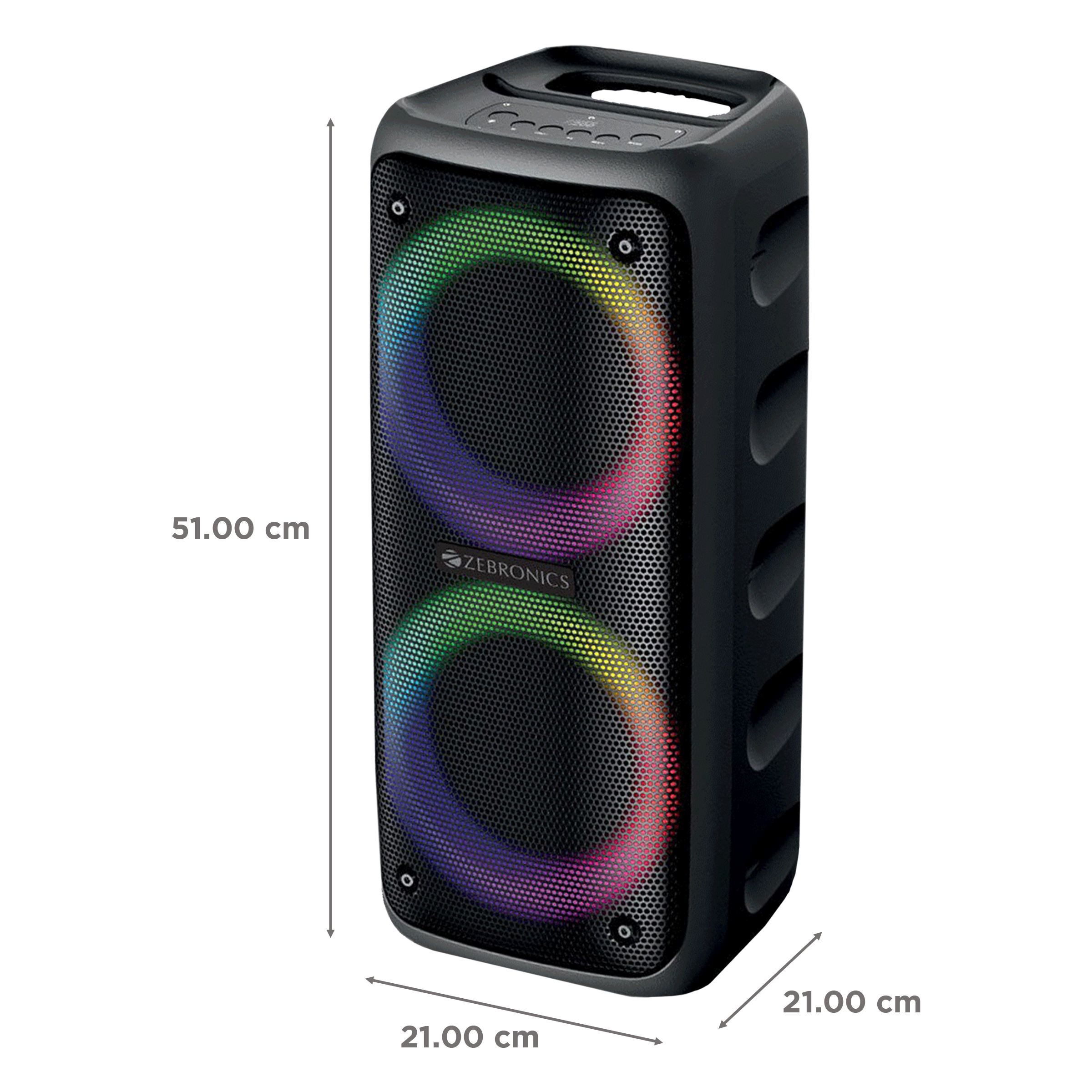 Buy ZEBRONICS Zeb-Barrel 200 40W Bluetooth Party Speaker (RGB